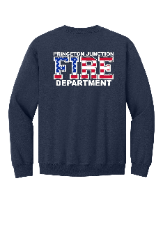 PJFD - Gildan® DryBlend® Crewneck Sweatshirt (PJFD flag with full text)