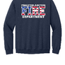 PJFD - Gildan® DryBlend® Crewneck Sweatshirt (PJFD flag with full text)