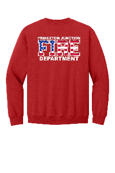 PJFD - Gildan® DryBlend® Crewneck Sweatshirt (PJFD flag with full text)