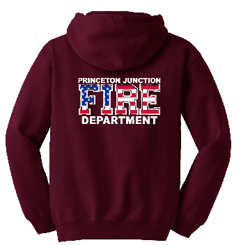 PJFD - Gildan® DryBlend® Pullover Hooded Sweatshirt (PJFD flag full text)