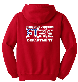 PJFD - Gildan® DryBlend® Pullover Hooded Sweatshirt (PJFD flag full text)