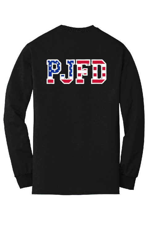 PJFD - Gildan® - DryBlend® 50 Cotton/50 Poly LONG Sleeve T-Shirt (PJFD flag)
