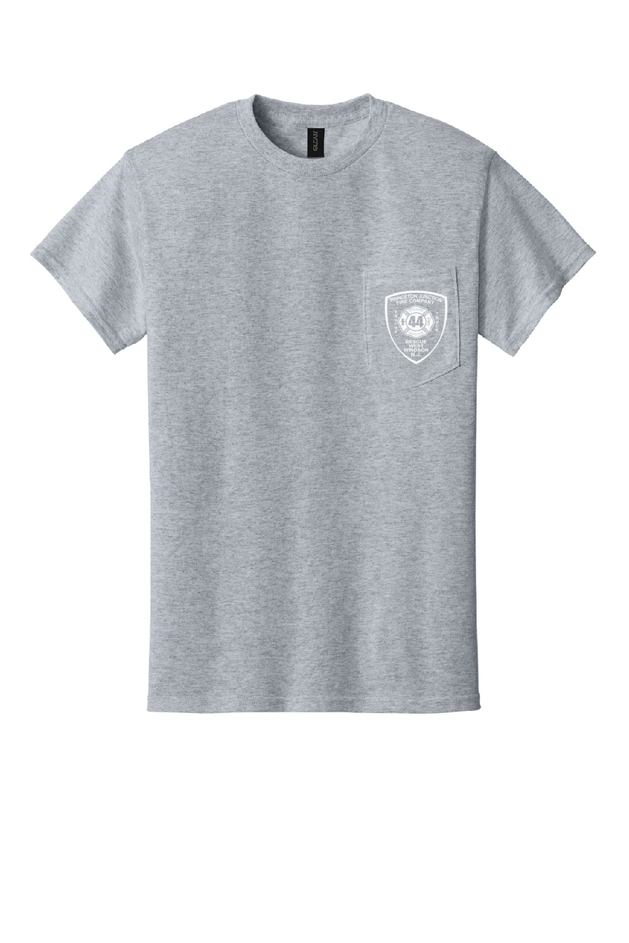 PJFD - Gildan® DryBlend® 50 Cotton/50 Poly Pocket T-Shirt (front only)