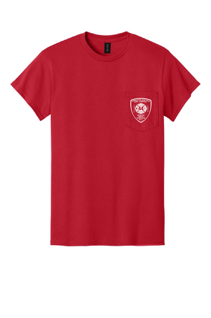 PJFD - Gildan® DryBlend® 50 Cotton/50 Poly Pocket T-Shirt (PJFD with text)