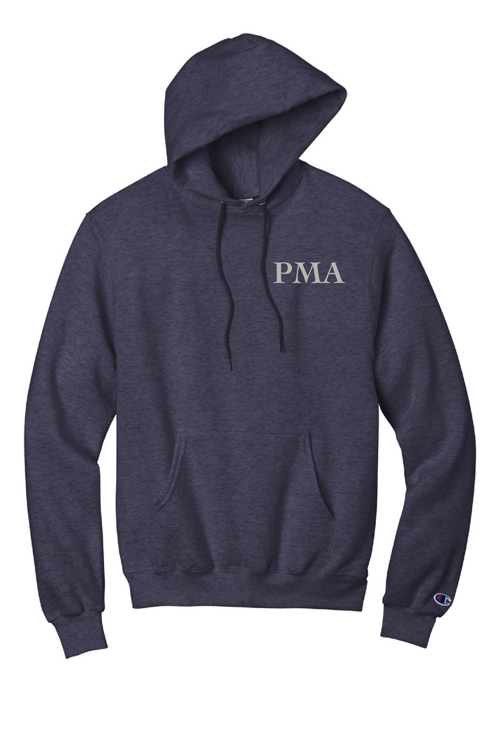 NJLEO - Champion Powerblend Hooded Sweatshirt (PMA / NJLEO JJ LOGO)