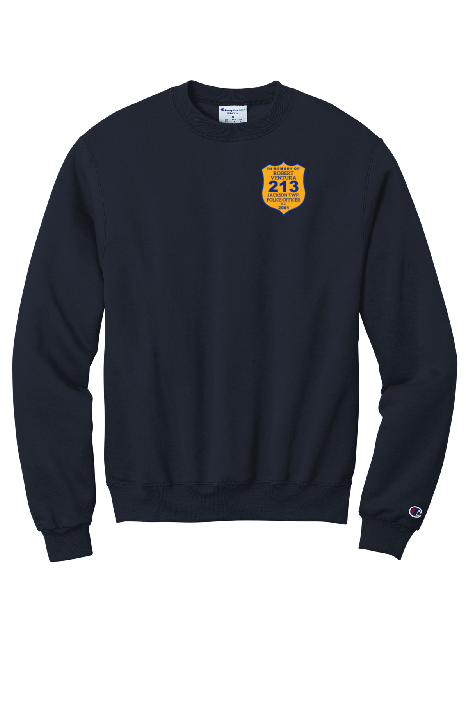 RV213- Champion Powerblend Crewneck Sweatshirt (gold shield)