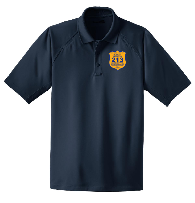 RV213- CornerStone® - Select SHORT Sleeve Snag-Proof Tactical Polo (gold shield)