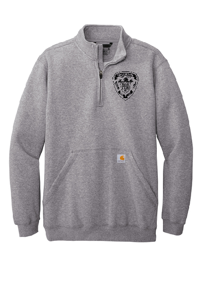 TRP - Carhartt® MIDWEIGHT 1/4-Zip Mock Neck Sweatshirt (PBA black shield)