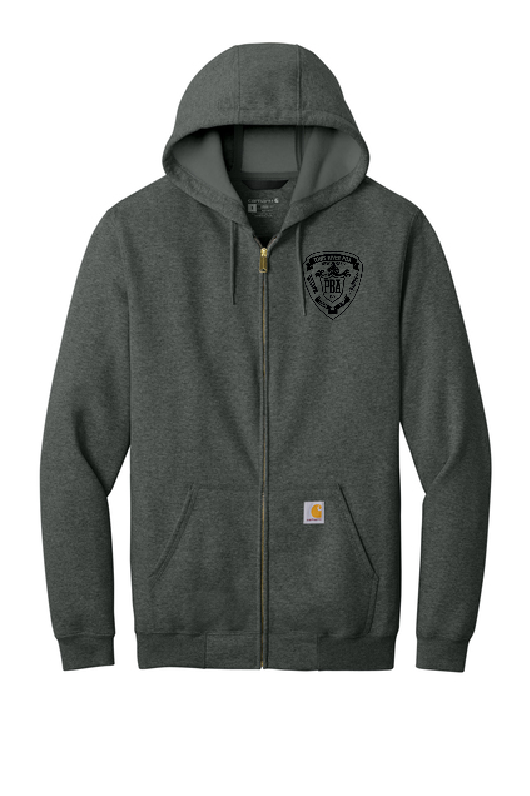 TRP - Carhartt ® Midweight Hooded Zip-Front Sweatshirt - (PBA black shield)