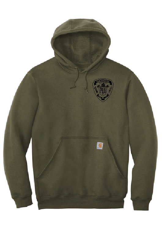 TRP - Carhartt ® MIDWEIGHT Hooded Sweatshirt (PBA black shield)