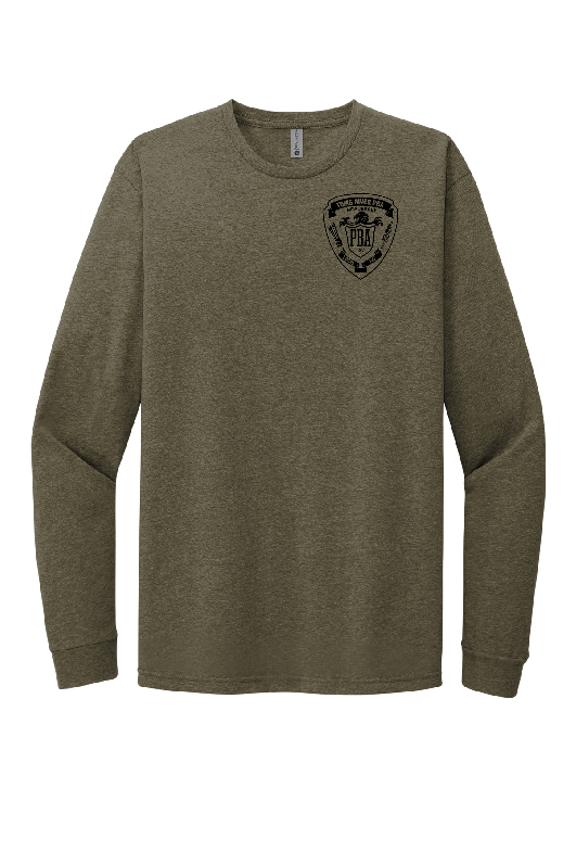TRP - Next Level CVC LONG Sleeve T-Shirt (PBA black shield)