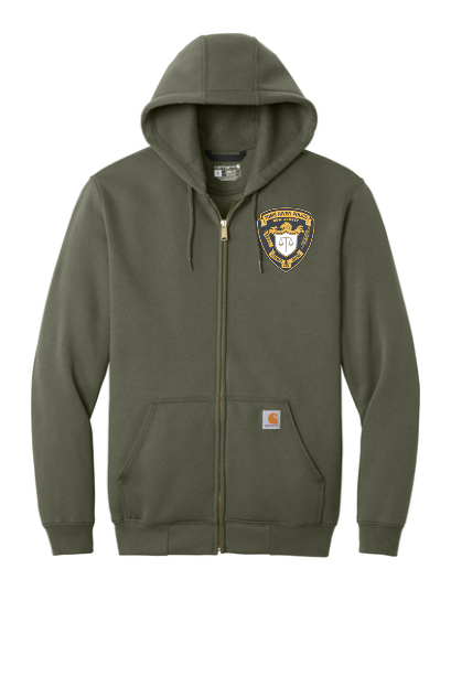 TRP - Carhartt ® Midweight Hooded Zip-Front Sweatshirt (POLICE)