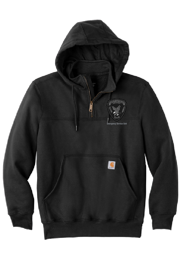 TRP - Carhartt ® Rain Defender ® Paxton Heavyweight Hooded Zip Mock Sweatshirt (ESU)