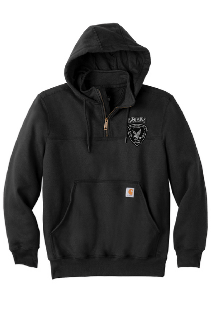 TRP - Carhartt ® Rain Defender ® Paxton Heavyweight Hooded Zip Mock Sweatshirt (SNIPER)