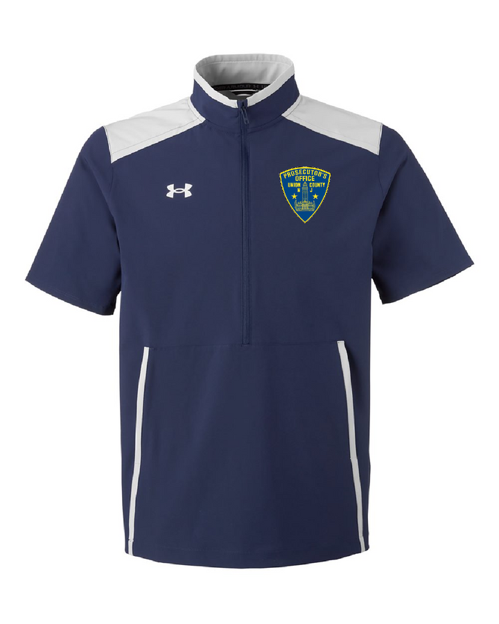 UCPO - Under Armour Men's Motivate 3.0 Short Sleeve Half-Zip (full color shield)