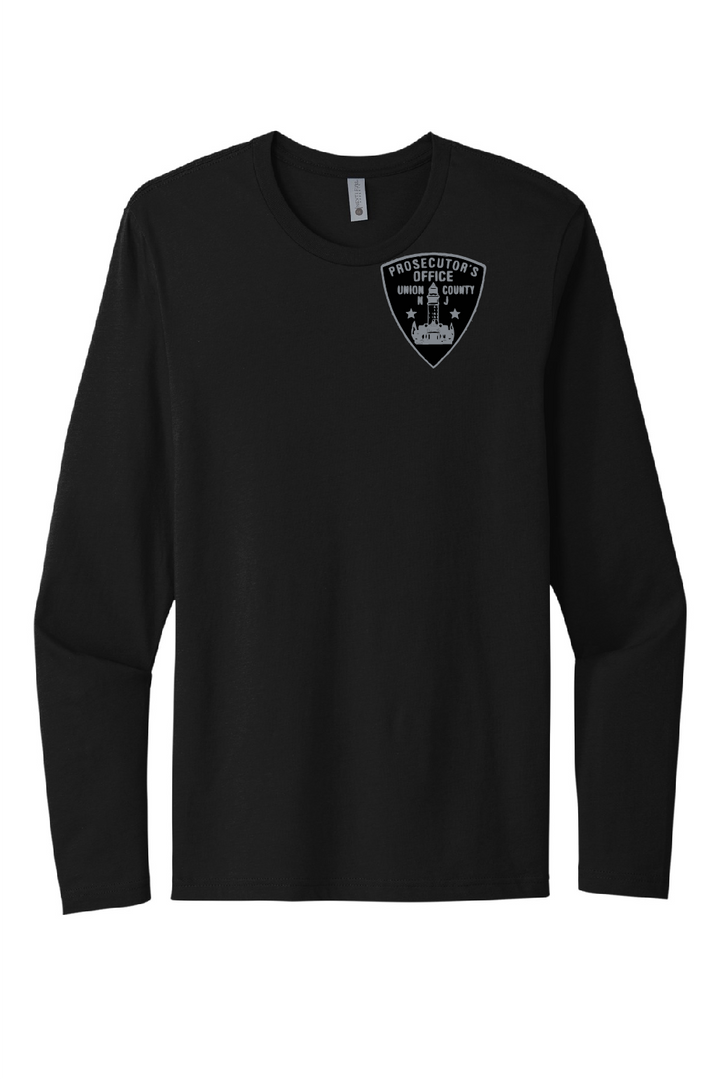 UCPO - Next Level CVC Long Sleeve T-Shirt (gray subdued shield)