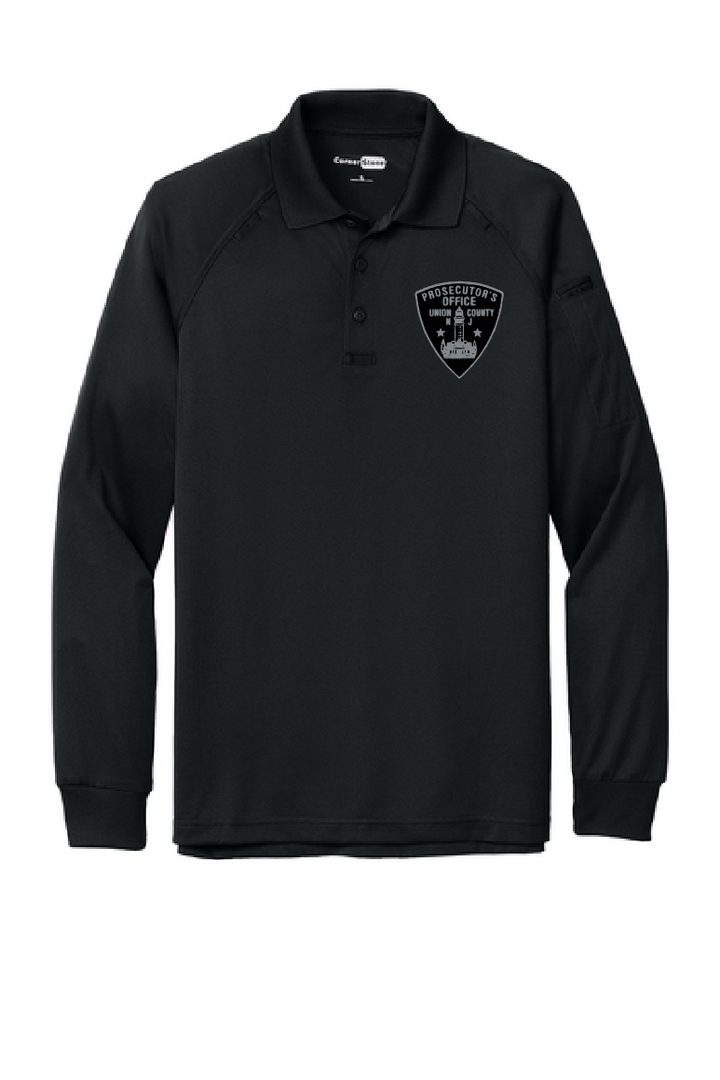 UCPO - CornerStone® - Select LONG Sleeve Snag-Proof Tactical Polo (gray subdued shield)