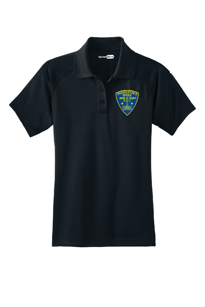 UCPO - CornerStone® - LADIES Select SHORT sleeve Snag-Proof Tactical Polo (full color shield)