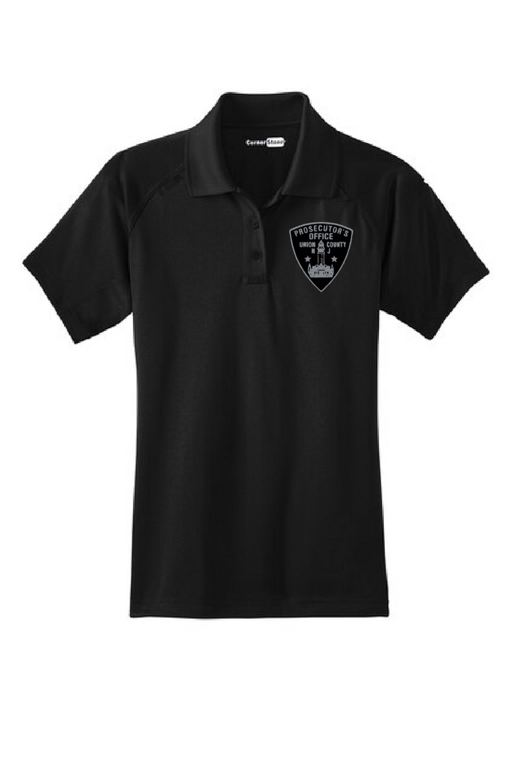 UCPO - CornerStone® - LADIES Select SHORT sleeve Snag-Proof Tactical Polo (gray subdued shield)
