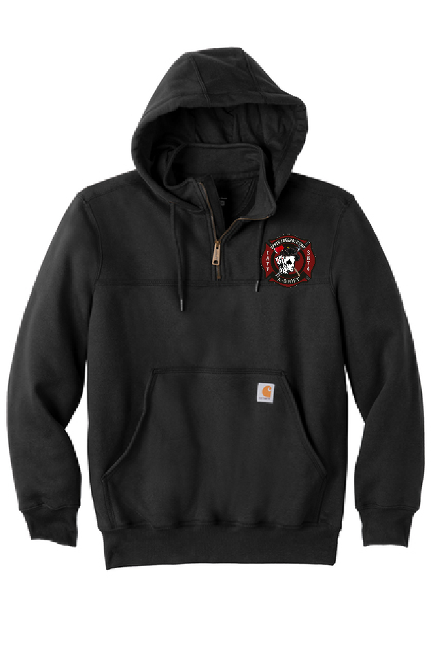 UFFD - Carhartt ® Rain Defender ® Paxton HEAVYWEIGHT Hooded Zip Mock Sweatshirt (A Shift embroidered)