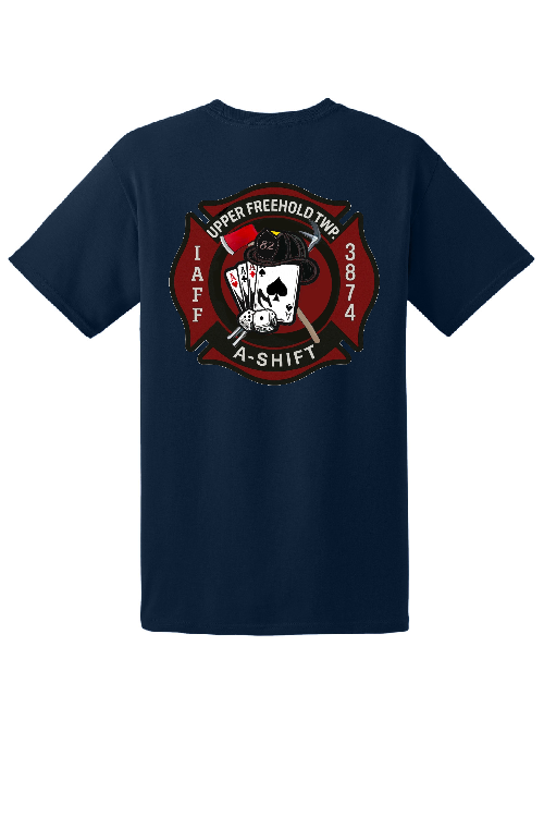 UFFD - IAFF LOCAL 3874 - Hanes® - EcoSmart® 50/50 Cotton/Poly T-Shirt (A SHIFT)