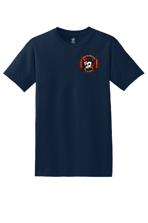 UFFD - IAFF LOCAL 3874 - Hanes® - EcoSmart® 50/50 Cotton/Poly T-Shirt (A SHIFT - Front Only)