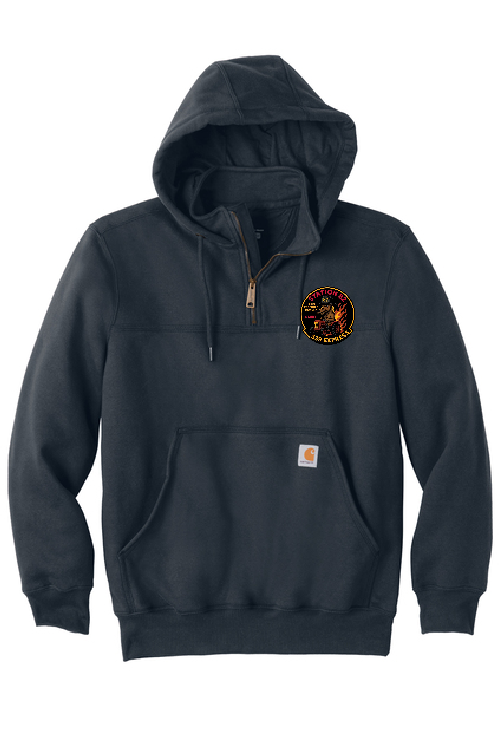 UFFD - Carhartt ® Rain Defender ® Paxton HEAVYWEIGHT Hooded Zip Mock Sweatshirt (C Shift embroidered)