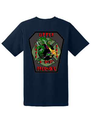UFFD - IAFF LOCAL 3874 - Hanes® - EcoSmart® 50/50 Cotton/Poly T-Shirt (B SHIFT)