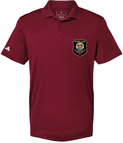 Fort Lee PBA #245 - Adidas Sport Polo (POLICE / DB)