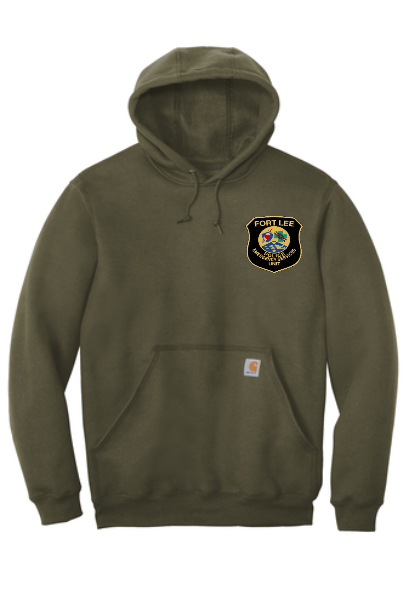 Fort Lee PBA #245 - Carhartt ® Midweight Hooded Sweatshirt (POLICE / DB)