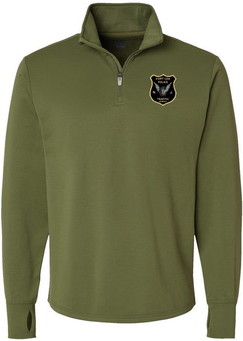 Fort Lee PBA #245 - Champion Sport Quarter-Zip Pullover (TRAFFIC)