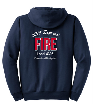 UFFD - IAFF LOCAL 4306- Hanes® EcoSmart® - Pullover Hooded Sweatshirt