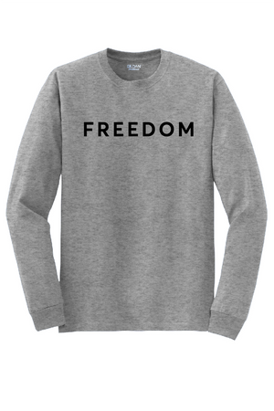 FREEDOM (CJK) - Gildan® Heavy Cotton™ 100% Cotton Long Sleeve T-Shirt