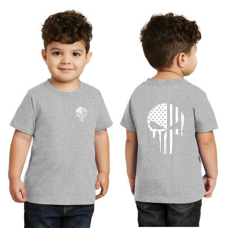 TODDLER SKULL TEE