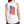 Woman's white tank top with the American Flag