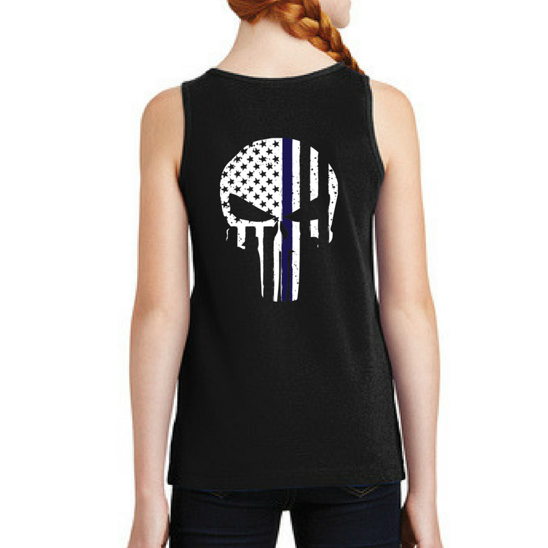 Skull Line Girls Tank