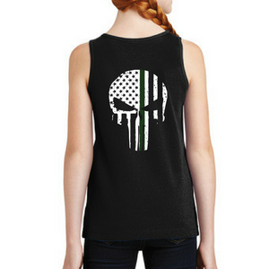 Skull Line Girls Tank