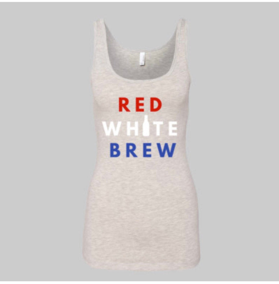 Women’s “Red White Brew” Spandex Jersey Tank
