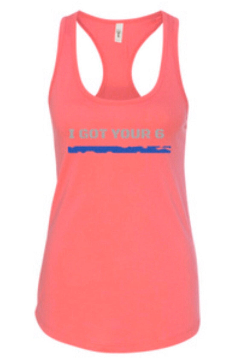 Women’s “I Got Your 6” Racerback Tank