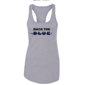 Women’s “Back The Blue” Spandex Jersey Tank