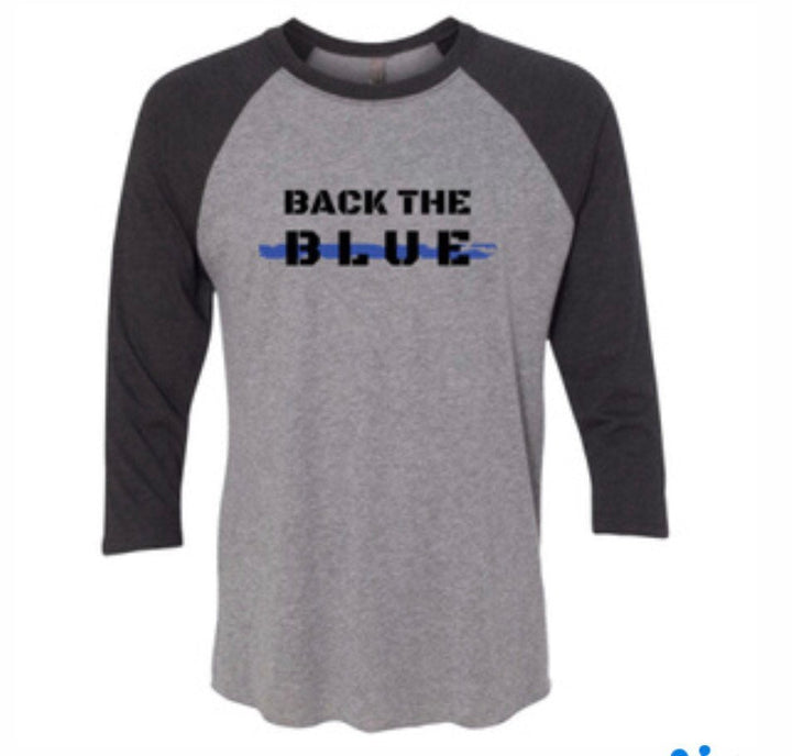 Back The Blue Baseball Tee