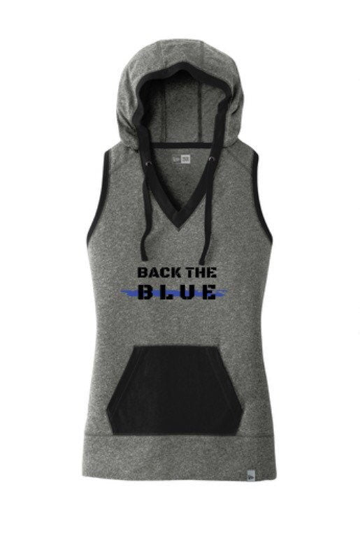 Back The Blue Hoodie Tank