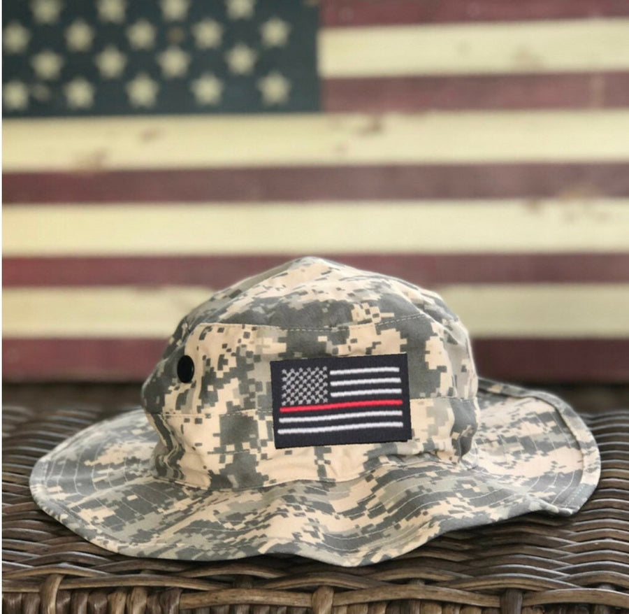 Thin Red Line Boonie Hat