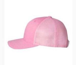 Pink Thin Blue Line Flag Baseball Cap