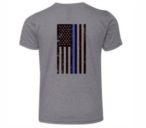 Youth “Blue Line Flag” T-Shirt