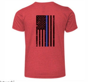 Youth “Blue Line Flag” T-Shirt