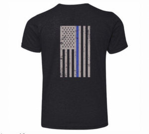 Youth “Blue Line Flag” T-Shirt