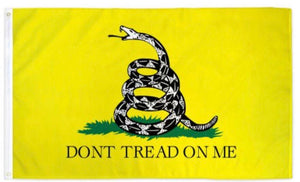 Don’t Tread On Me - Gadsden (Yellow) Flag  3’ x 5’