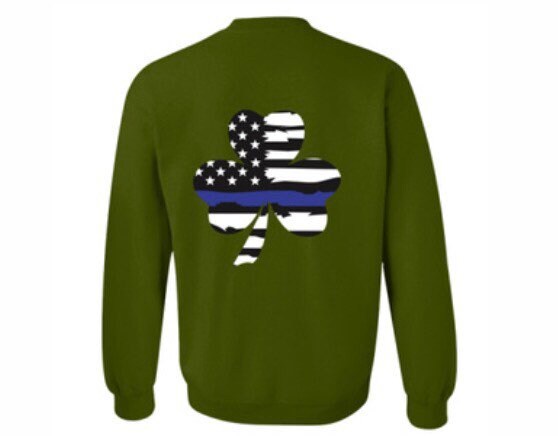 Shamrock Blue Line Crewneck Sweatshirt