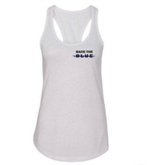 Back The Blue Racerback Tank